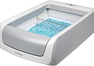 PetSafe Caja de arena para gatos autolimpiante PetSafe Caja de arena para gatos totalmente automática ScoopFree, con calculadora automática y monitor de salud integrado, gris