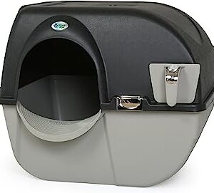 Omega Paw EL-RA20-1 Caja de Arena autolimpiable Elite Grande, Negro Medianoche, L