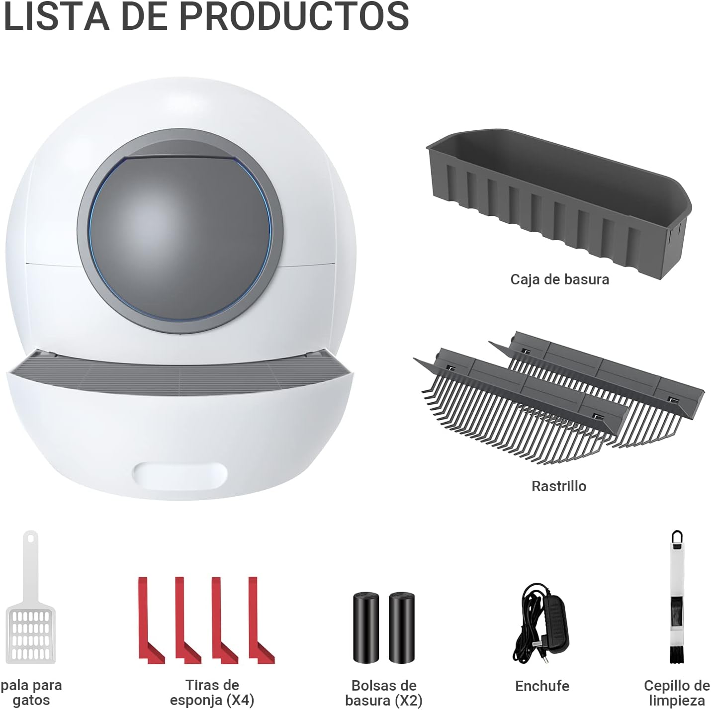 ELS PET Arenero Productos Incluidos
